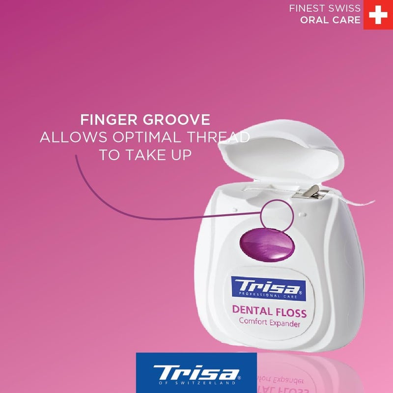 Trisa Professional Dental Floss Comfort Expander - Mint 40m - Image 3