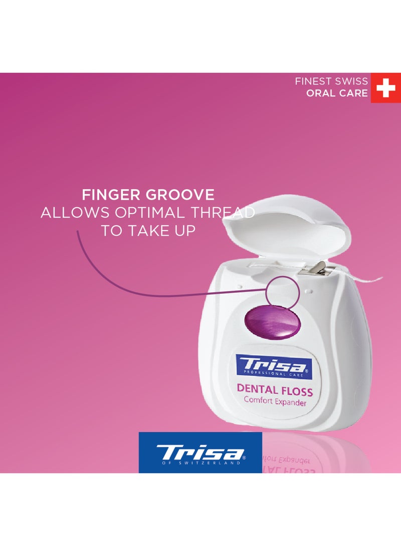 Trisa Professional Dental Floss Comfort Expander - Mint 40m - Image 3