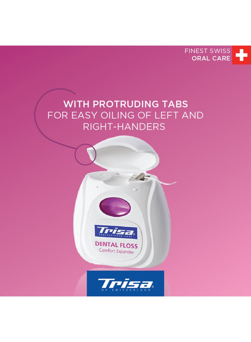 Trisa Professional Dental Floss Comfort Expander - Mint 40m - Image 2