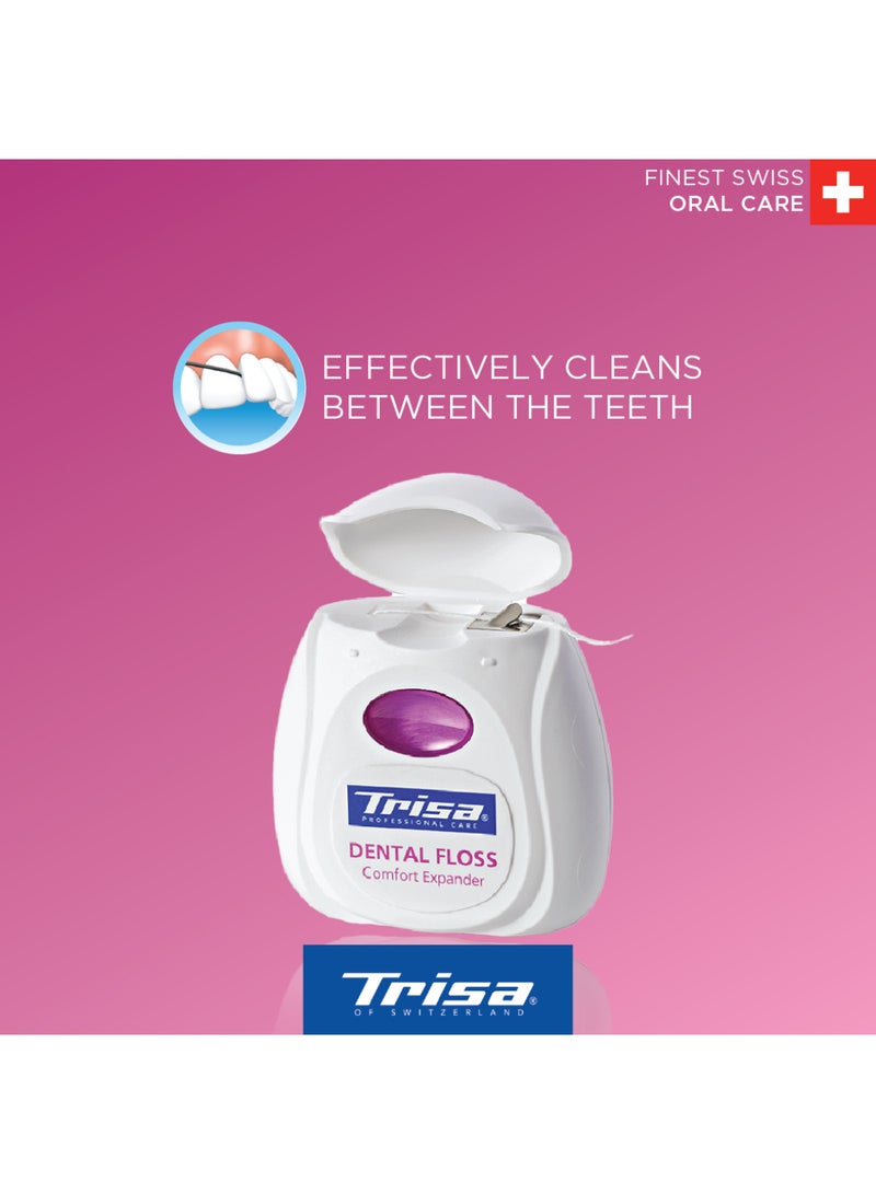 Trisa Professional Dental Floss Comfort Expander - Mint 40m - Image 5