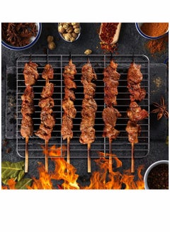 Y&D 2 Pack Cooling Rack for Baking Stainless Steel Heavy Duty Wire 11.8 9 in Racks Cooking Fits Quarter Sheet Pan Small Toaster Oven Dishwasher Safe  - Image 2
