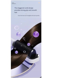 General Mini Ionic Straightening Comb – Travel-Friendly Straightener & Curler for Men/Women, Dual-Use Hair Styling Tool  - Image 3