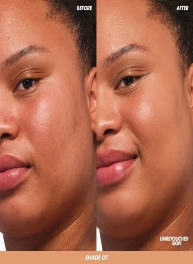 MAKE UP FOR EVER Super Boost Lightweight Moisturizing Skin Tint 30ml – Shade 07 - for Tan Skin with Golden Undertones – Infused with Hyaluronic & Polyglutamic Acids - Image 2