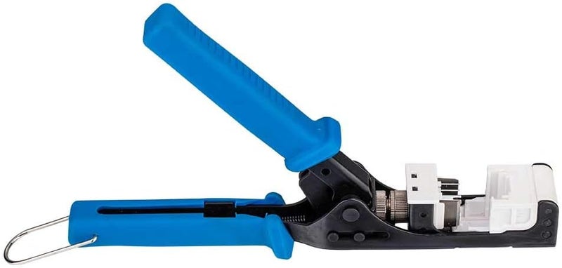 SATMAXIMUM 45° Angled Keystone Speed Termination Tool, Fast & Easy Time Saver Punch Down, 45-Degree RJ45 Cat5e Cat6 Cat6a Keystone Jack Installation, Ergonomic Grip - Image 4