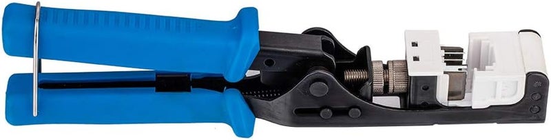 SATMAXIMUM 45° Angled Keystone Speed Termination Tool, Fast & Easy Time Saver Punch Down, 45-Degree RJ45 Cat5e Cat6 Cat6a Keystone Jack Installation, Ergonomic Grip - Image 3