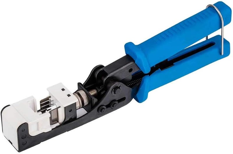 SATMAXIMUM 45° Angled Keystone Speed Termination Tool, Fast & Easy Time Saver Punch Down, 45-Degree RJ45 Cat5e Cat6 Cat6a Keystone Jack Installation, Ergonomic Grip - Image 2