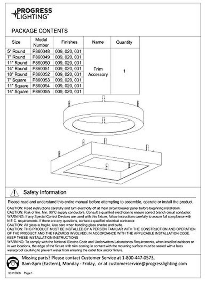 Progress Lighting Everlume Collection Brushed Nickel 7" Edgelit Square Trim Ring - Image 5