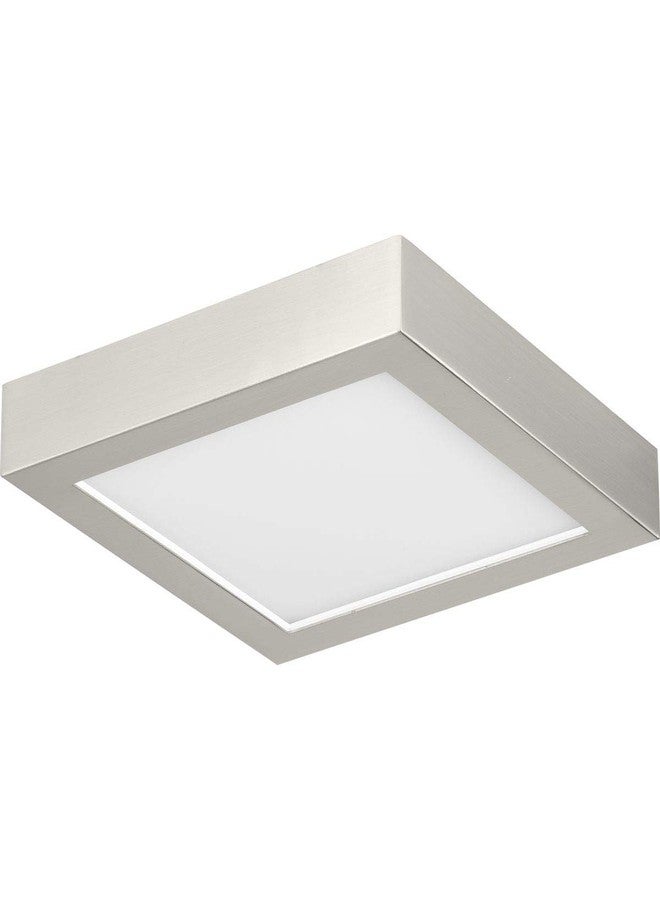 Progress Lighting Everlume Collection Brushed Nickel 7" Edgelit Square Trim Ring - Image 2