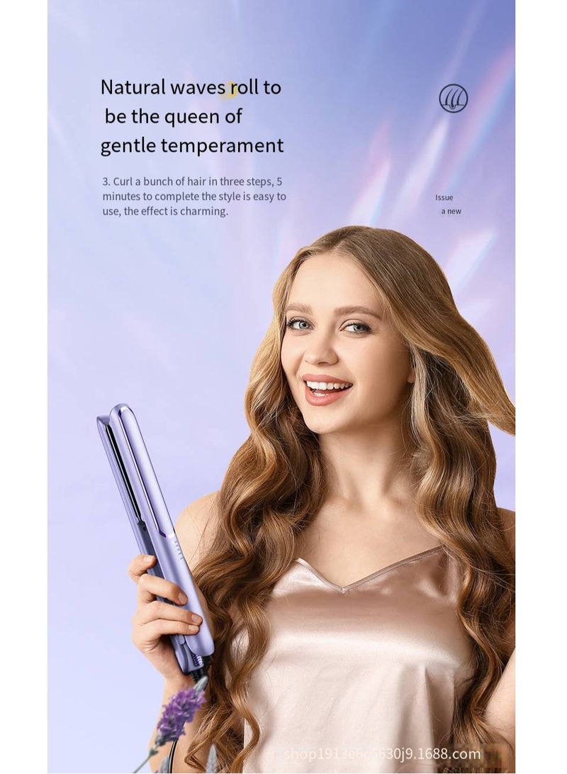 general 2-in-1 Ionic Hair Straightener & Curling Iron – Dual Styling with Ceramic Plates - Image 2
