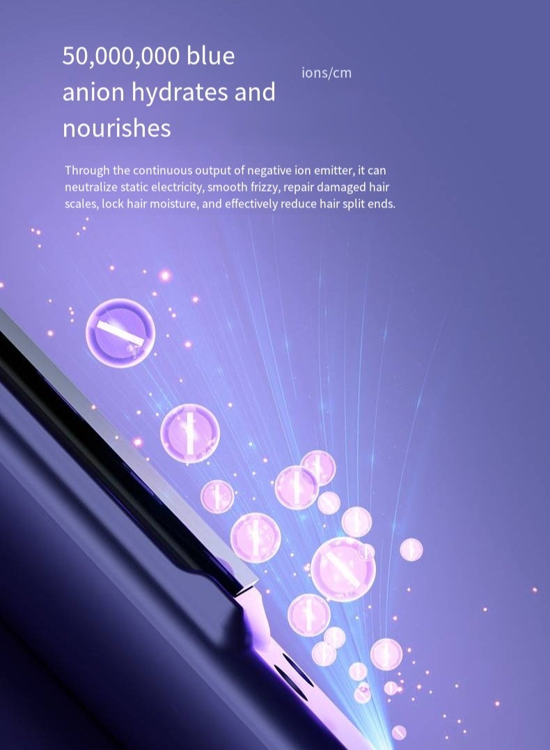 general 2-in-1 Ionic Hair Straightener & Curling Iron – Dual Styling with Ceramic Plates - Image 3