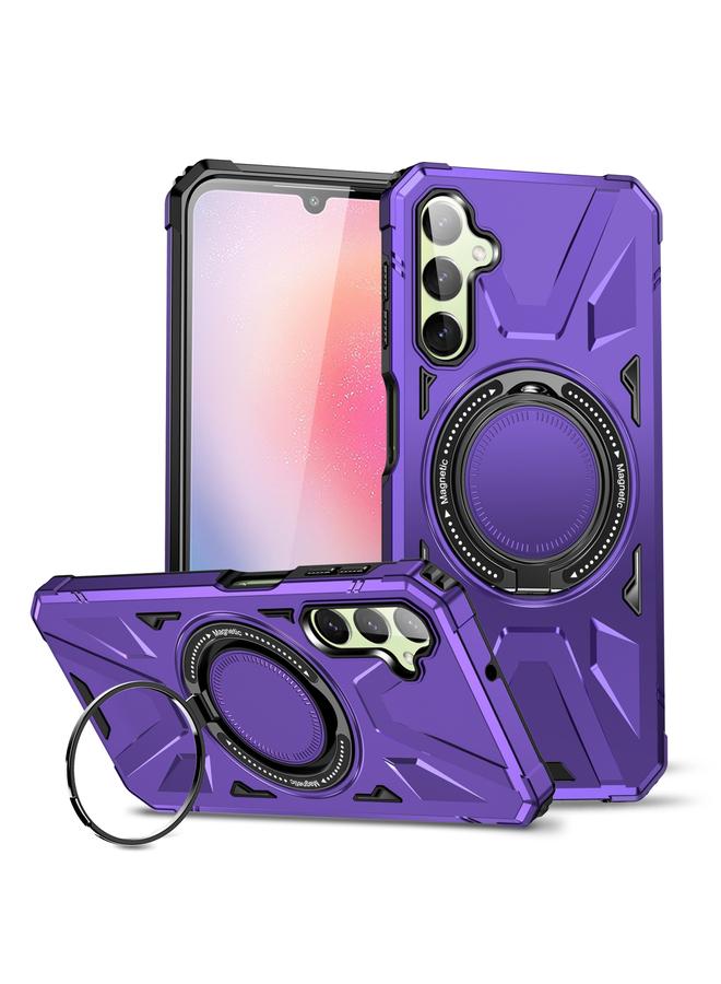 اس-توب جراب لهاتف Samsung Galaxy A54 5G MagSafe جراب مغناطيسي مقاوم للصدمات مع حامل حلقي - Image 1