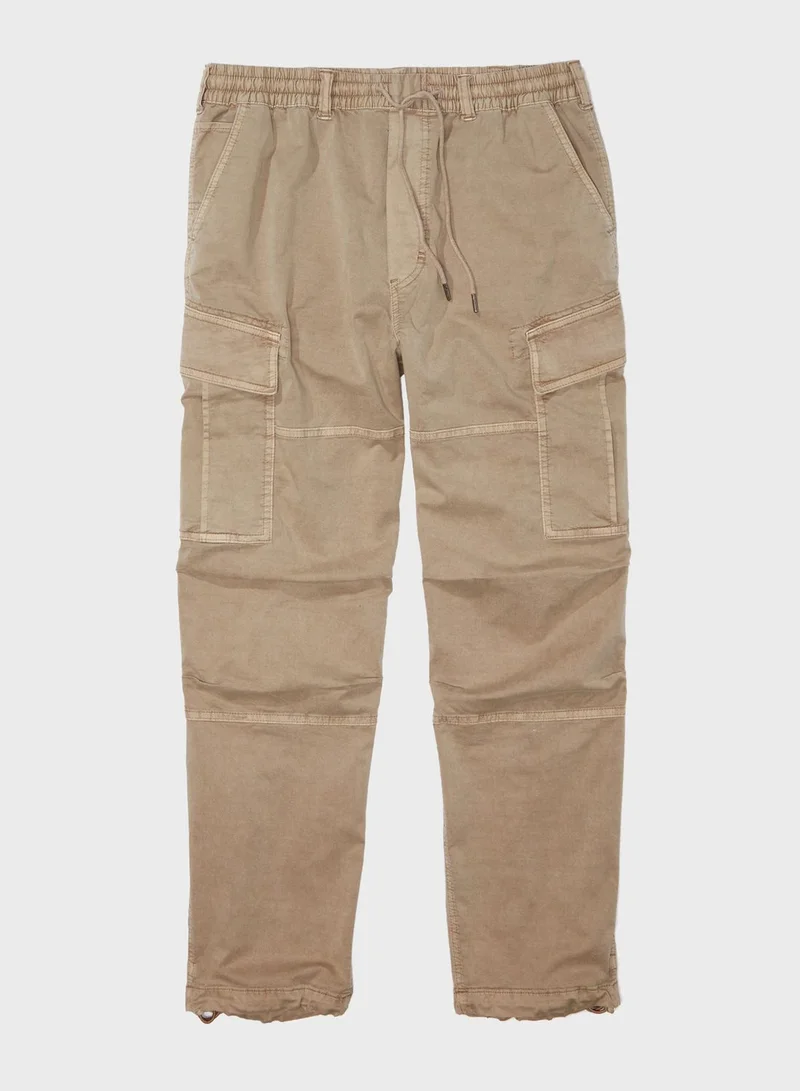 American Eagle Pocket Detail Drawstrings Cargo Pants