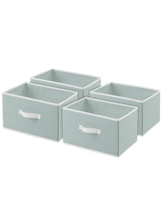Kuber Industries Kuber Industries (Set of 4) Foldable Organisers Storage Box for Clothes | Dress Organizer & Cubbies Storage Cubes for Innerwear | Undergarments | Socks | Jeans | Books Arranging Utility Box (Grey)  - Image 1