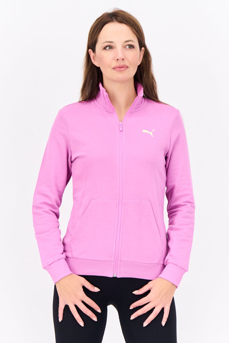 PUMA Women Relaxed Fit Long Sleeves Outdoor Jacket, Pink - Image 1