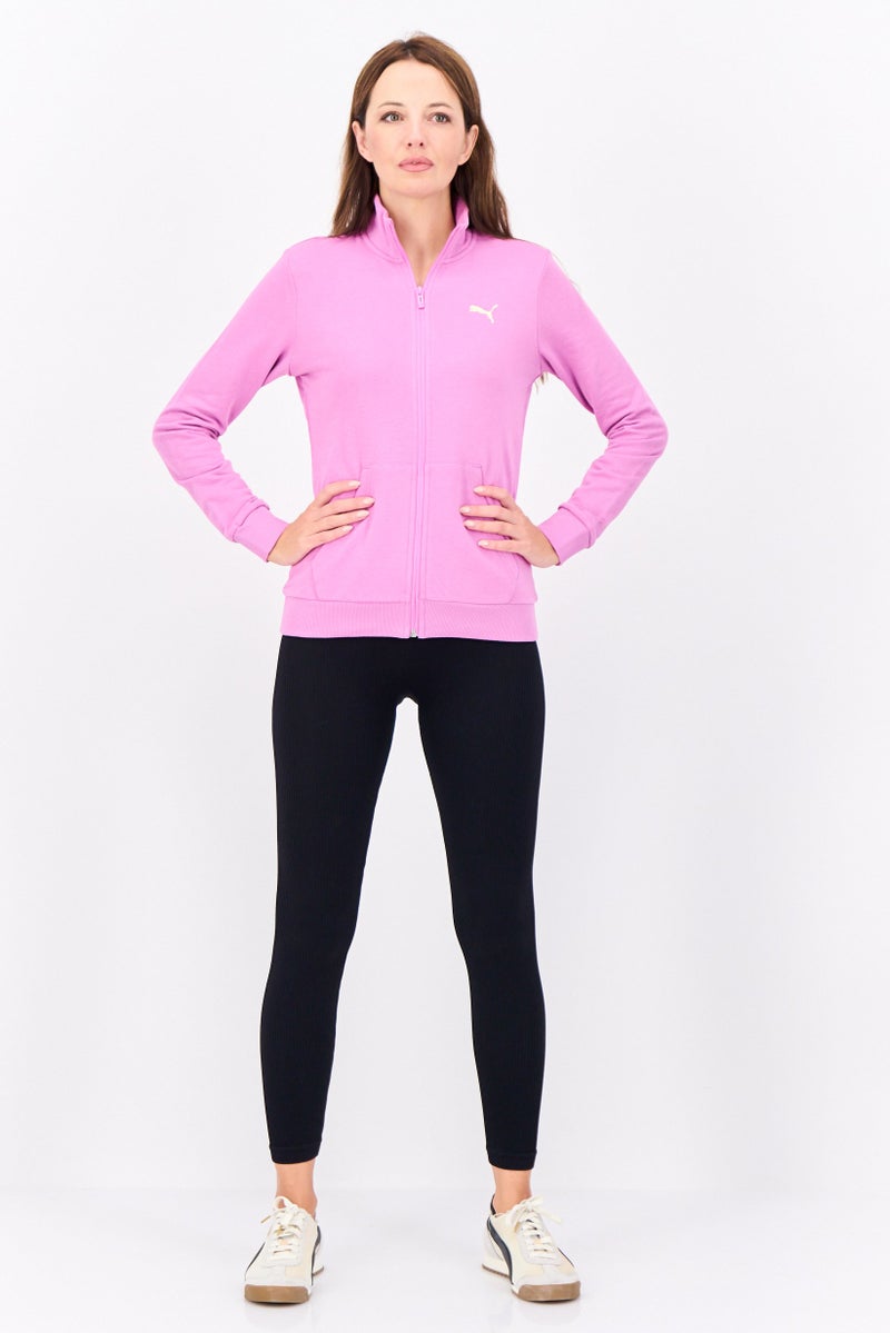 PUMA Women Relaxed Fit Long Sleeves Outdoor Jacket, Pink - Image 3