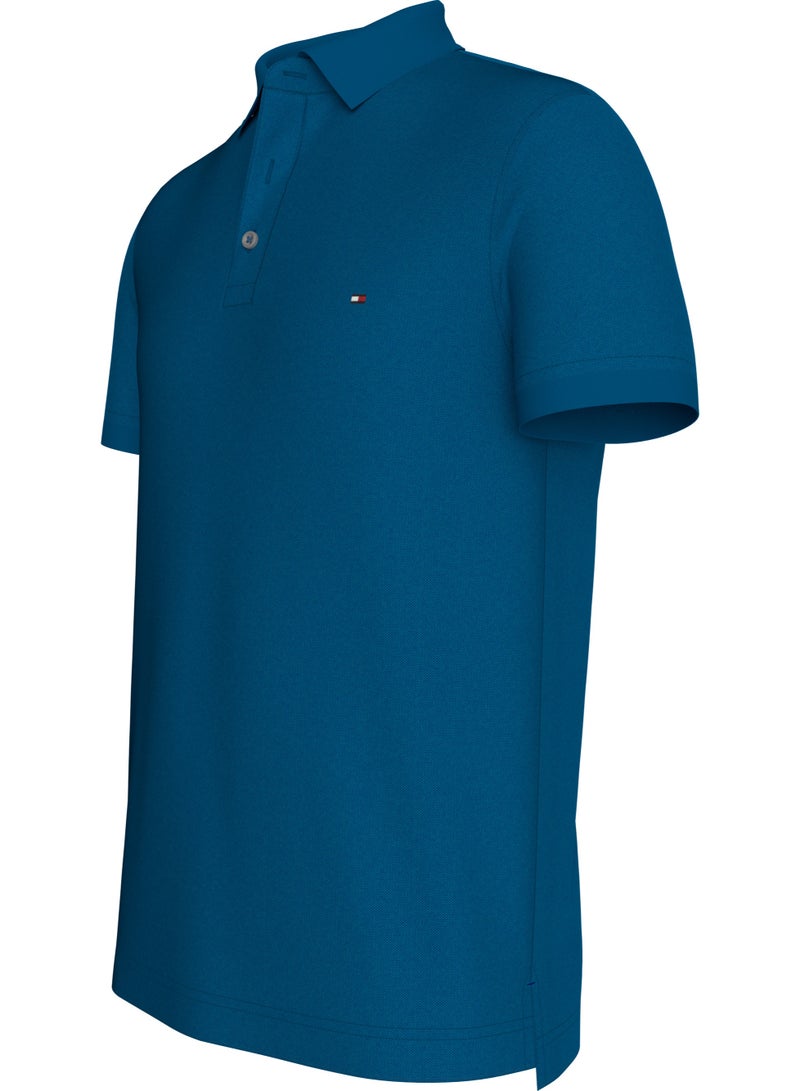 TOMMY HILFIGER 1985 Slim Fit Pique Polo Shirt - Image 2