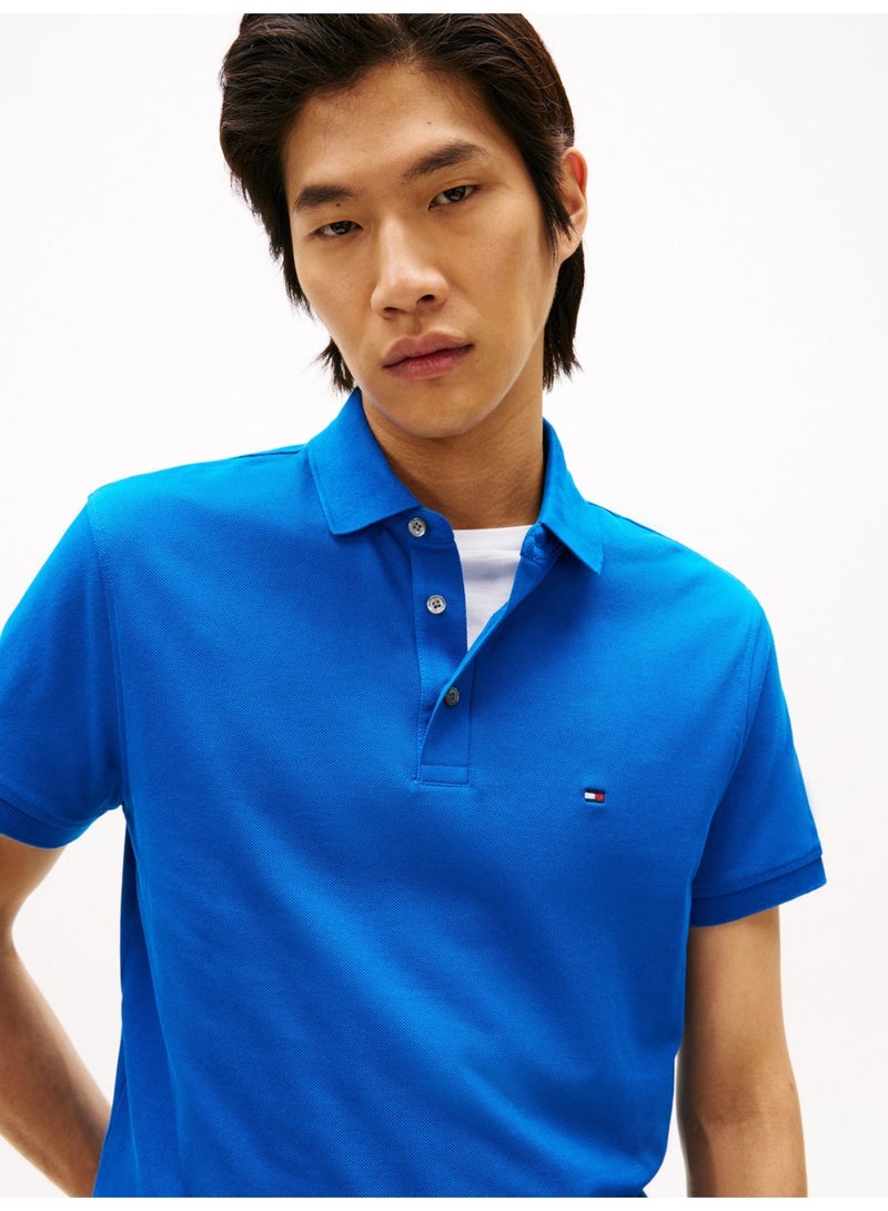 TOMMY HILFIGER 1985 Slim Fit Pique Polo Shirt - Image 2