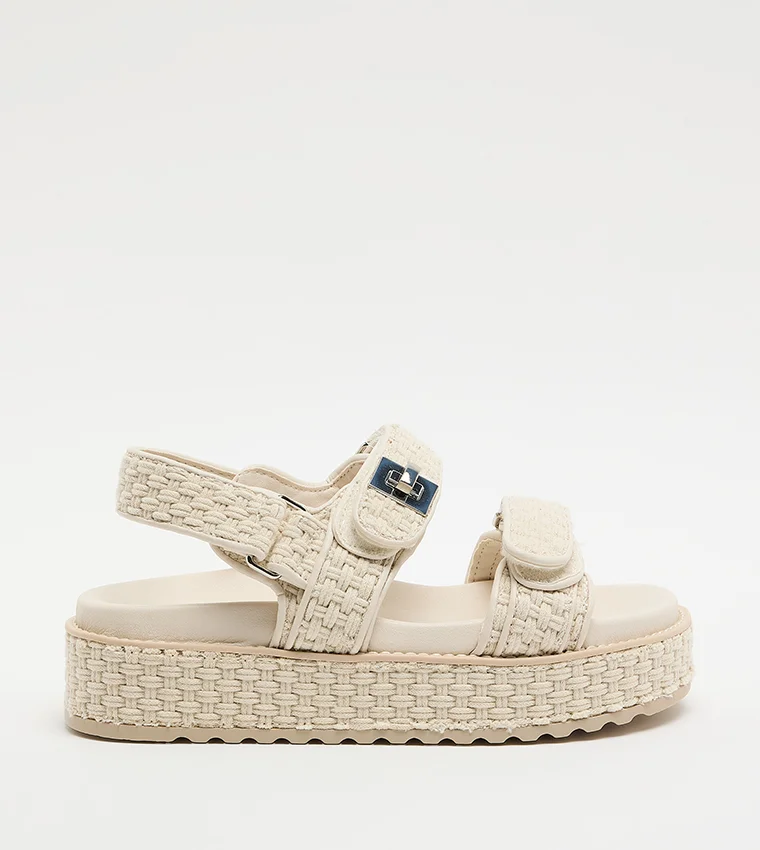 ستيف مادن Steve Madden Bigmona Women's Light Yellow Flat Sandals