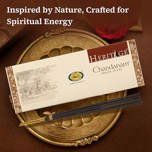 Cycle Pure Heritage Chandanam Prayer Sticks (Chandanam Incense Sticks) | Pack Of 2 | Sandalwood Incense For Positive Energy, Puja, Relaxation, Havan - Image 3