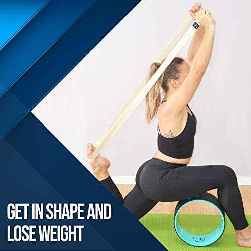 pete's choice Yoga Wheel 3 Pack - Lose Weight, Get in Shape and Get Fit. Three pack Yoga Wheel Set. Home Exercise and Workout. Improve Posture - Image 3