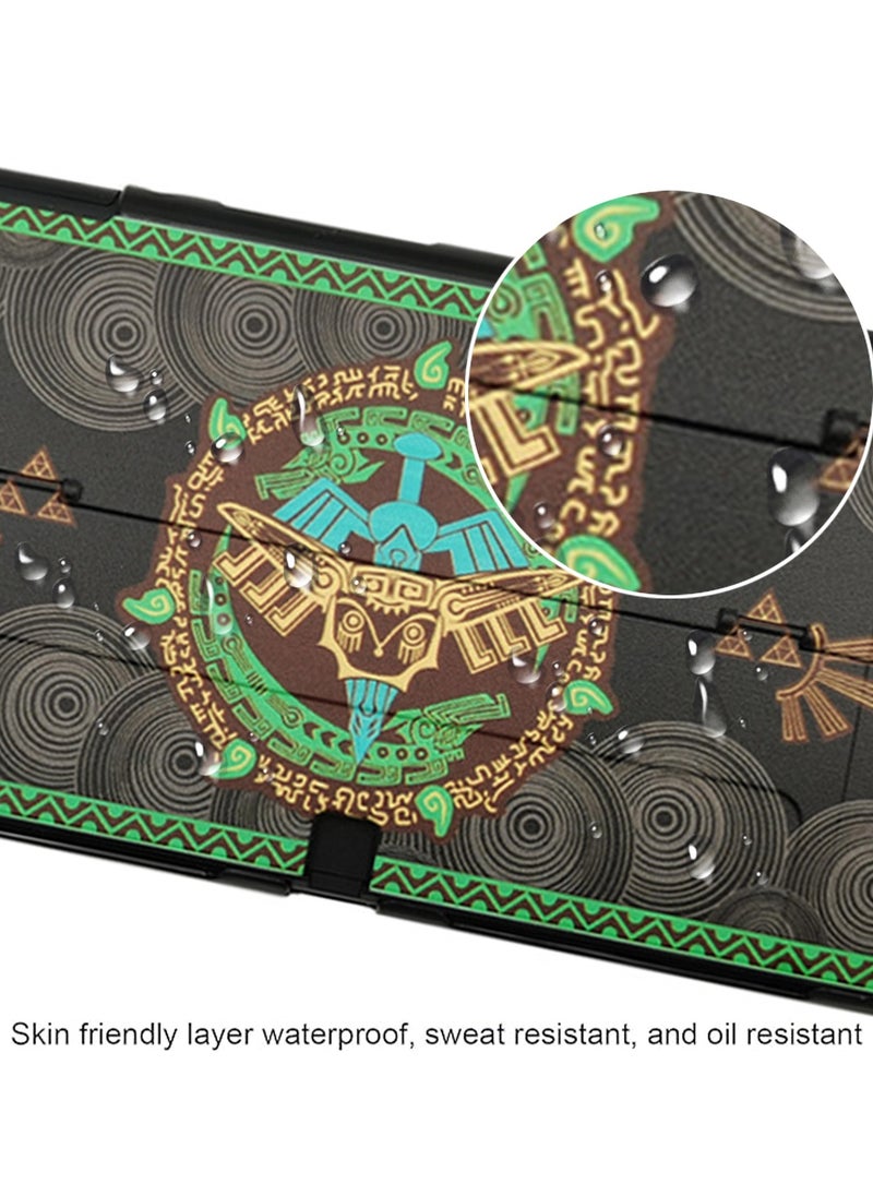Dockable Protective Case Compatible with Switch OLED 2021, Hard Shell Case Cover for Switch OLED and Joy-Con Controllers with 2 Thumb Grips,Zelda Switch OLED Carrying Case (Zelda tears of The Kingdom)