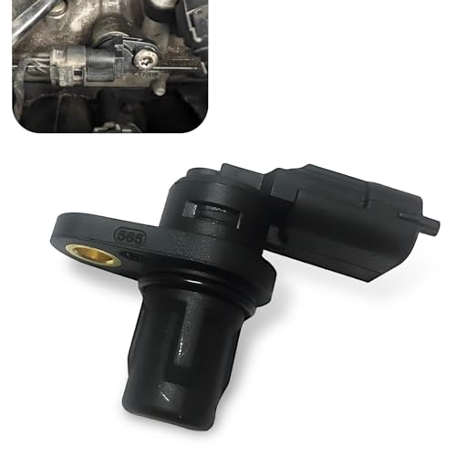 Zeathery Car Engine Camshaft Position Sensor, Auto High Temperature Resistant Plug Play Perfect Fit Original Replacement OEM No. #F01R00B003, Suitable for Most Cars (Black) - Image 1