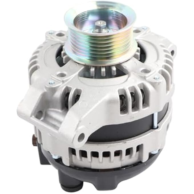 MISIOEK Alternator 12V 120A CW 7-Groove Clutch Pulley Compatible with 2012-2015 Honda Civic L4 2.4L, 2012-2014 CRV L4 2.4L, 2013-2015 Acura ILX L4 2.4L, Replace 31100RX0A01 11604N - Image 2