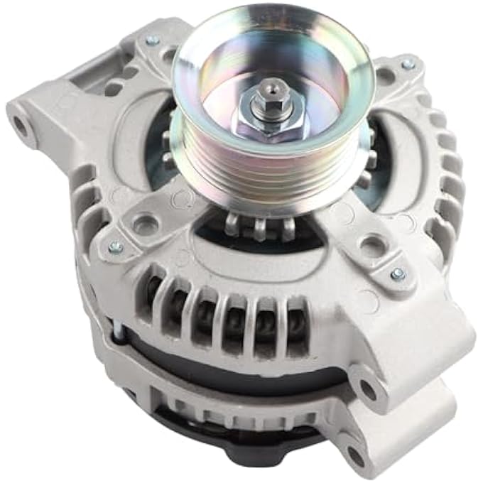 MISIOEK Alternator 12V 120A CW 7-Groove Clutch Pulley Compatible with 2012-2015 Honda Civic L4 2.4L, 2012-2014 CRV L4 2.4L, 2013-2015 Acura ILX L4 2.4L, Replace 31100RX0A01 11604N - Image 3