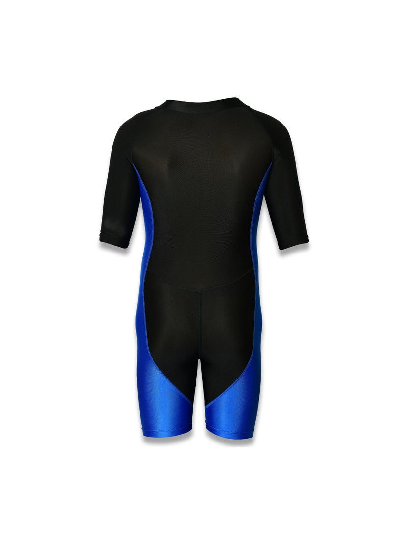 Spall Swimming Short Sleeve  Front Zipper Warm Shorty Diving Suit Sun Protection Suitable for Wakeboarding Diving Snorkeling Sailing - Image 3