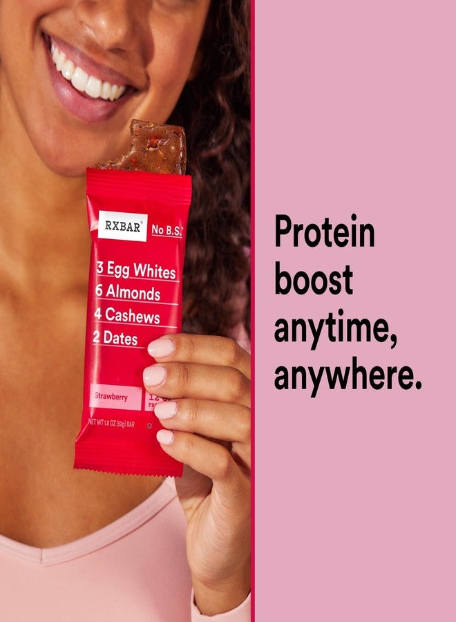 RXBAR Protein Bars, 12g Protein, Gluten Free Snacks, Strawberry, 22oz Box (12 Bars) - Image 5