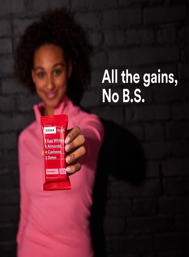RXBAR Protein Bars, 12g Protein, Gluten Free Snacks, Strawberry, 22oz Box (12 Bars) - Image 4