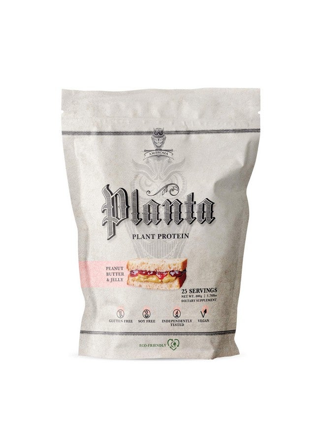 Ambrosia Planta - Premium Organic Plant-Based Protein (Peanut Butter & Jelly) - Image 1