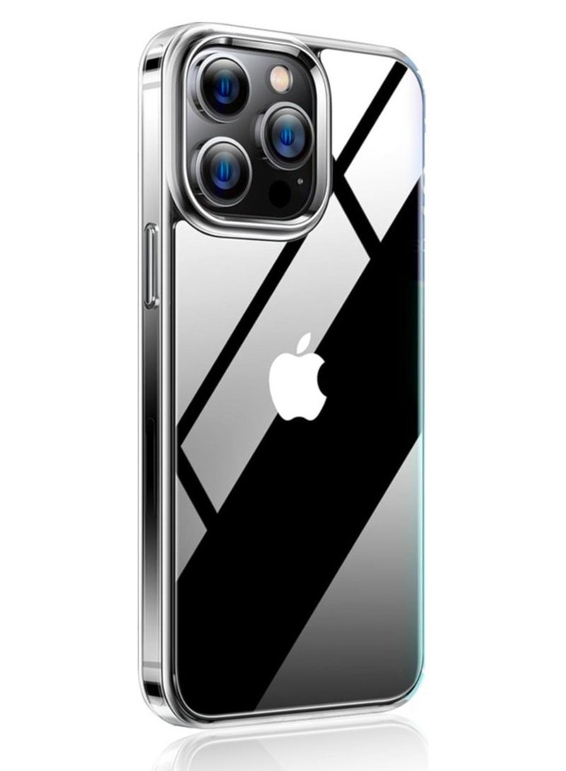 PRIMEEIGHT Transparent Crystal Clear iPhone 16 Pro Case 6.1 inch Shockproof Curved Edges Apple iPhone 16 Pro Case HD Clear Anti Scratch - Image 1