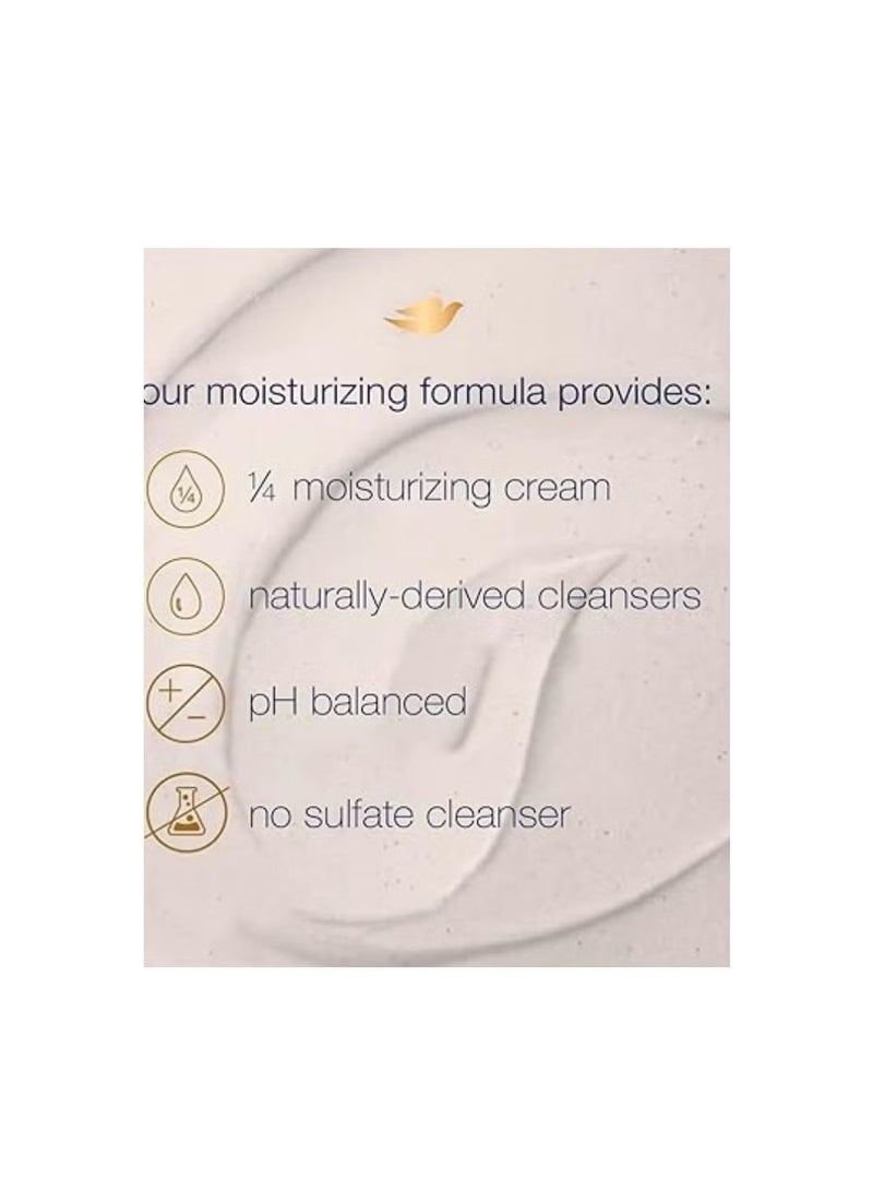 دوف مقشر للجسم مقشر ملمع للنعومة الحريرية للبشرة البني السكر وجوز الهند الجسم الزبد مقشر يقشر ويعيد مغذيات البشرة الطبيعية 10.5 أونصة - Image 4