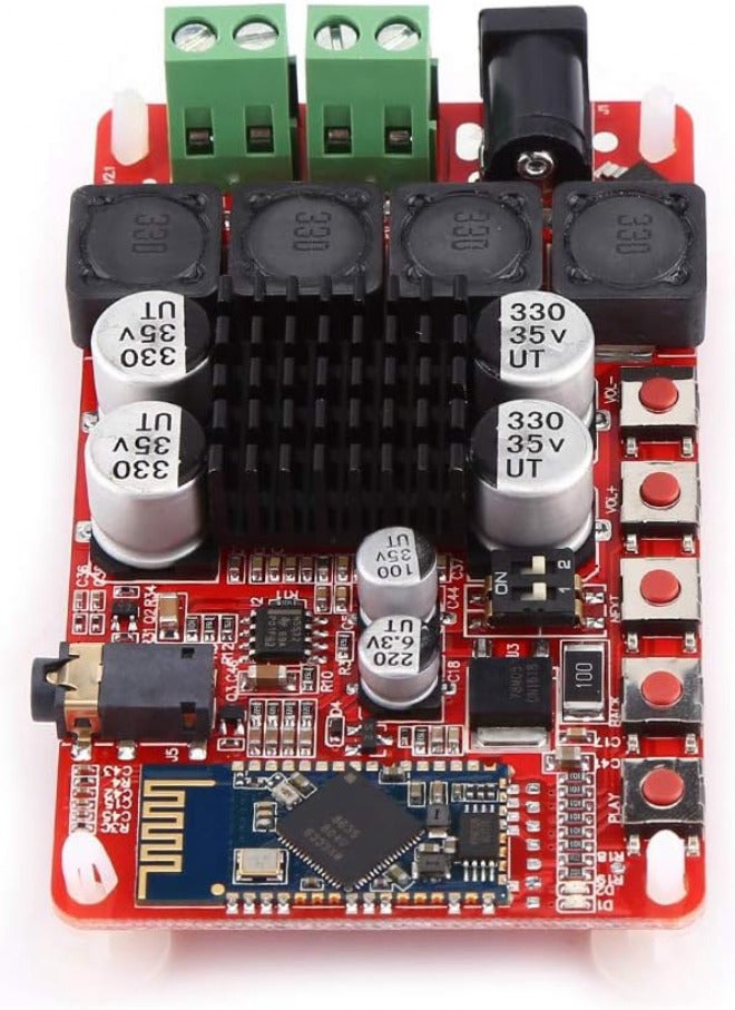 Audio Power Amplifier Board, 50W+50W Dual Channel 4.0 Digital Amp with NE5532 Pre Amp, for 4 6 8 Ohm Speakers - Image 4