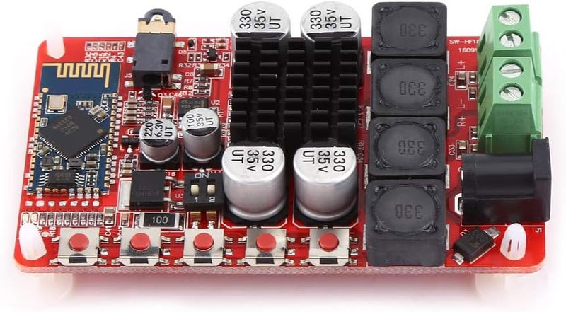 Audio Power Amplifier Board, 50W+50W Dual Channel 4.0 Digital Amp with NE5532 Pre Amp, for 4 6 8 Ohm Speakers - Image 3
