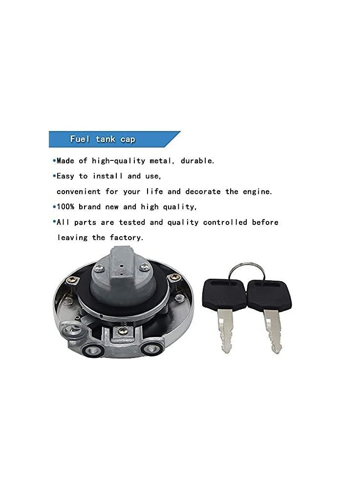 Dobest Fuel Tank Cap with Key Set for Kawasaki VN1500, VN400, VN800, EJ400, EJ650, EJ800 - Image 4