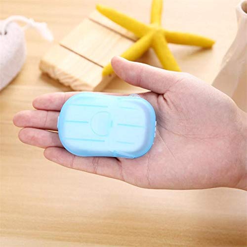 ubervia Convenient Washing Hand Wet Wipes Travel Paper Soap Scented Slice Sheets Foaming Box - Image 4