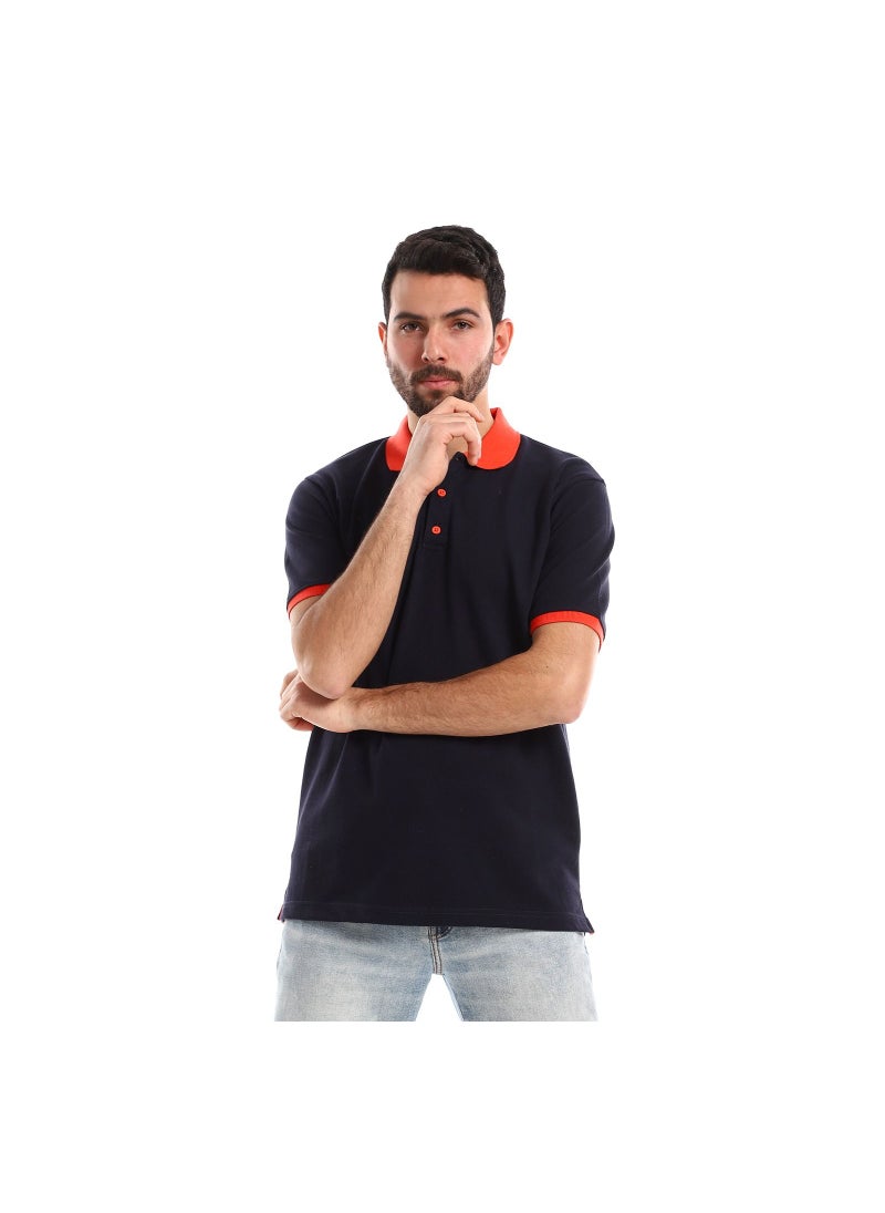 بافون تيرشت بولو رجالي كحلي  - Image 1