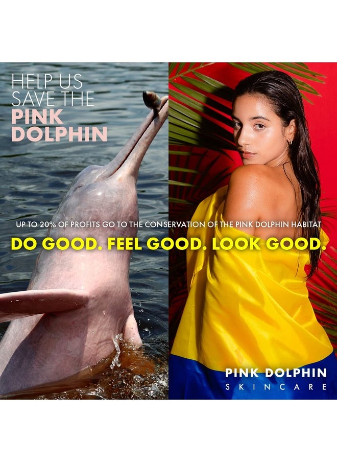 Pink Dolphin دولفين حبر؛ كريم عيون مقاوم للشيخوخة بالكافيين؛ لدائرة العين الداكنة وانتفاخها؛ يقلل من الخطوط الدقيقة والتجاعيد؛ تفتيح البشرة؛ ريتينول؛ صبار الألوة فيرا؛ فيتامين سي وأي ودي وإي؛ للنساء والرجال؛ 0.5 أونصة  - Image 3