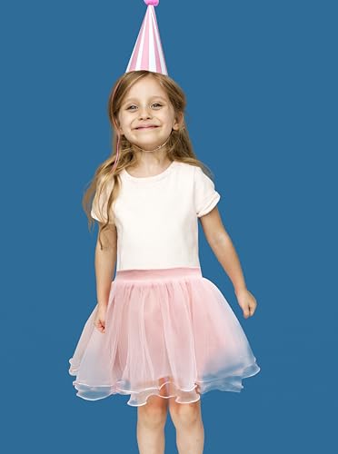 Jastore Girls Tutu Skirts Layered Tulle Princess Dresses for Toddler Girls Birthday Dance Party Supplies (US, Age, 1 Year, 3 Years, Red) - Image 4