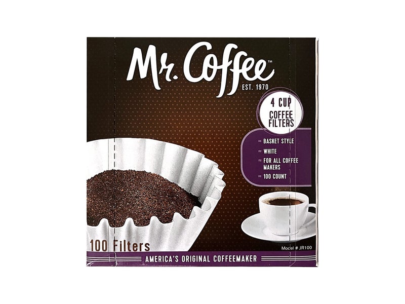Mr. Coffee 4-Cup Coffee Filters, 100 Count (Package May Vary) - Image 1