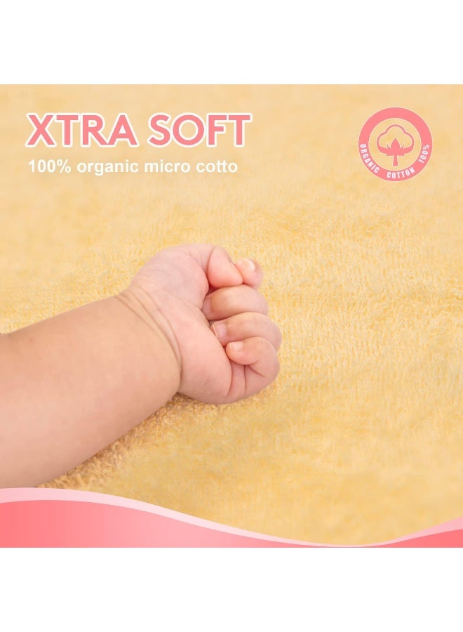 TBEZY Baby Hooded Towel with Unique Animal Design Ultra Soft Thick Cotton Bath Towel for Newborn (Fawn) - Image 4