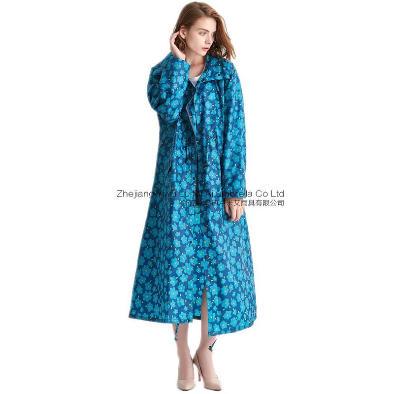 Extra Long Corset Windbreaker Style K-Style Adult Fashion Personalized One-Piece Raincoat Couple Boys And Girls Poncho - Image 5