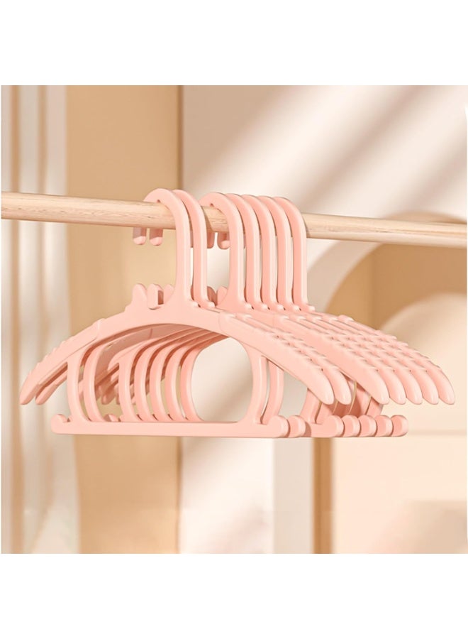 تابيت 30 قطعة من علاقات ملابس الأطفال، علاقات ملابس بلاستيكية مانعة للانزلاق، علاقات ملابس للأطفال الرضع والصغار، علاقات ملابس للأطفال الرضع والصغار، علاقة ملابس (وردي 32 سم) - Image 5