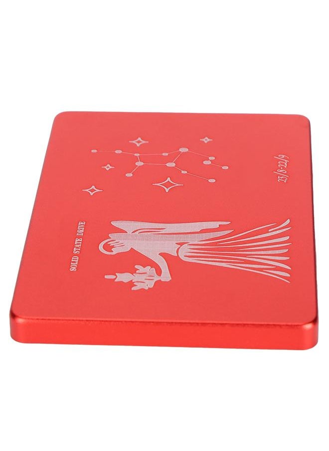 Thoraya 2.5 inch metal SSD hard disk solid state drive Virgo red 120GB  - Image 2