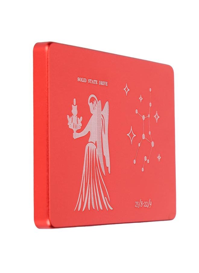 Thoraya 2.5 inch metal SSD hard disk solid state drive Virgo red 120GB  - Image 3