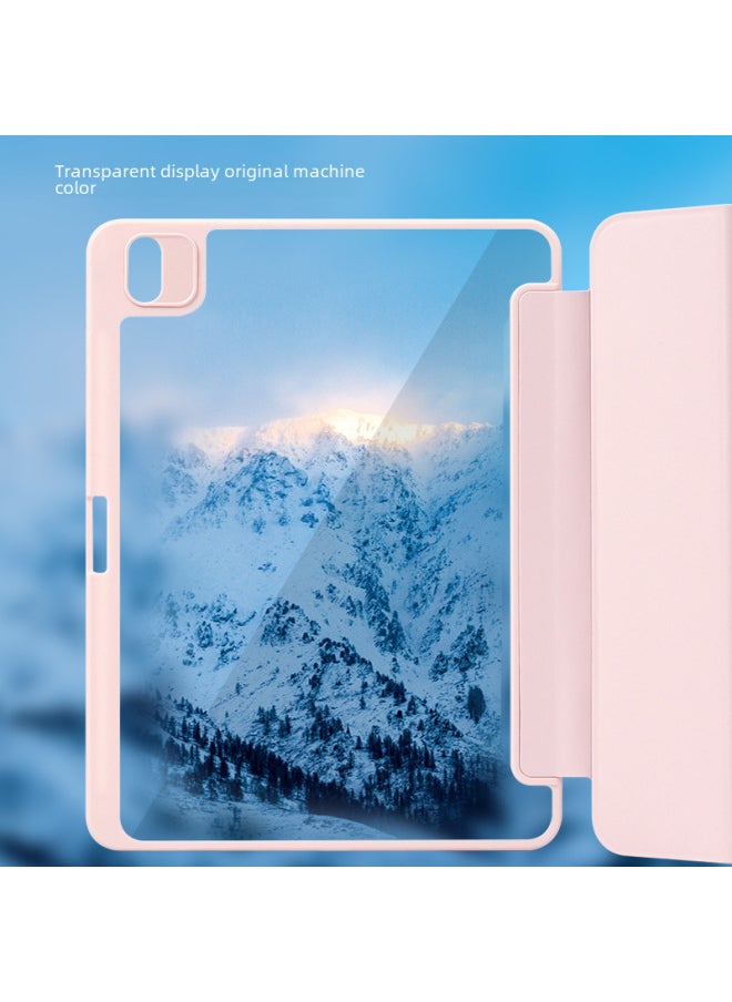 Transparent Protective Case For Ipad Pro 11-inch Air5 Anti-bend 10th Gen Mini6 Durable Shockproof Cover-Color:White Ice Blue 】-Applicable Model:Ipad 10/11 Generation (a16)