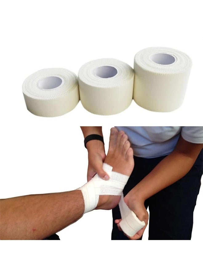 DUNISO 3 Pcs Athletic Sports Tape，Breathable Wrist Finger Strapping Tape Cohesive Bandage，Strong Easy Tear No Sticky Residue Tape，for Athlete and Sport Trainers and First Aid Injury Wrap - Image 1