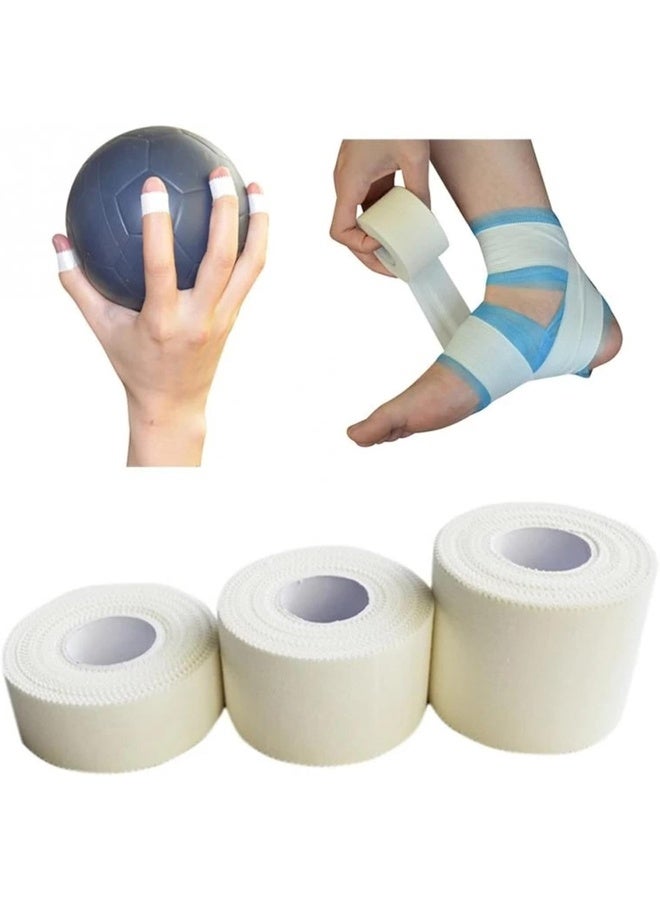 DUNISO 3 Pcs Athletic Sports Tape，Breathable Wrist Finger Strapping Tape Cohesive Bandage，Strong Easy Tear No Sticky Residue Tape，for Athlete and Sport Trainers and First Aid Injury Wrap - Image 4